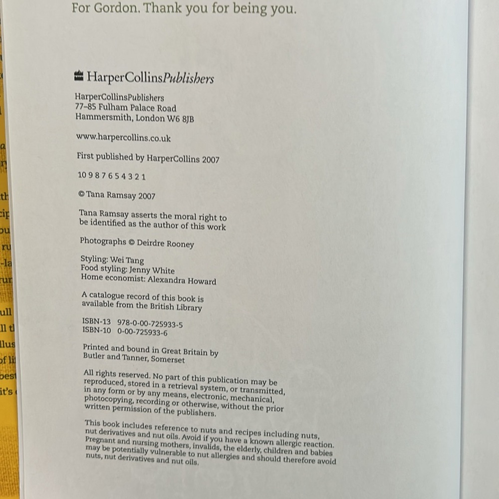 Signed copy! Tana Ramsay's Real Family Food Cookbook - Picture 6 of 7